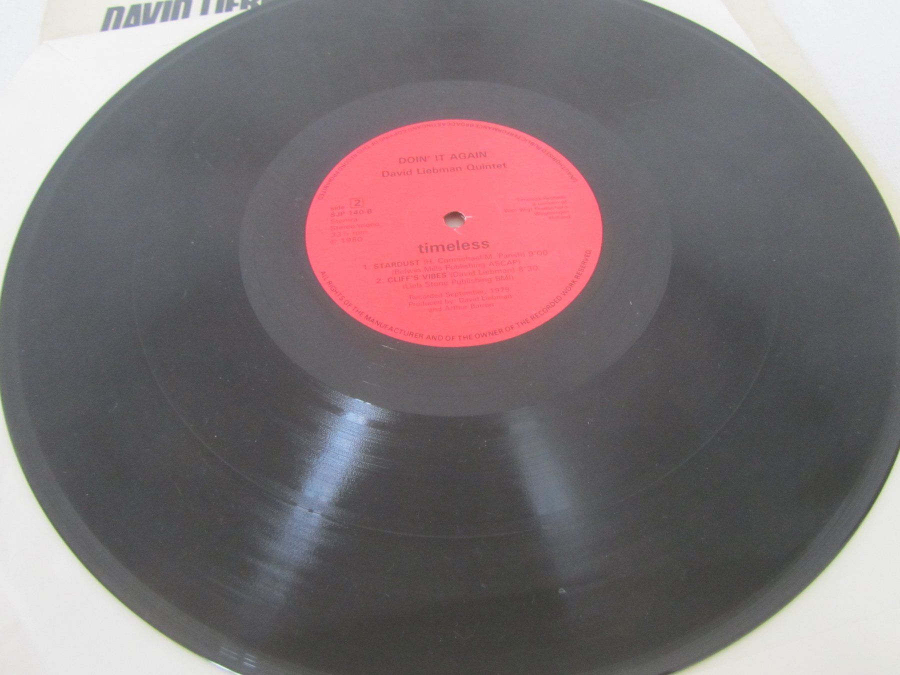 Dischi in vinile: David Liebmann Quintet:  Doin`it Again – Usato da Seengen venduto da mikelele 2