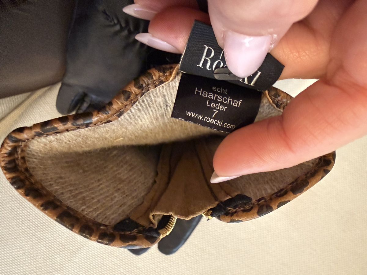 Roeckl Guanti & manicotti: Roeckl Lederhandschuhe/ schwarz/ Gr.7/ NEU – Nuovo e nell'imballaggio originale da Zürich venduto da secondhandpassion 3