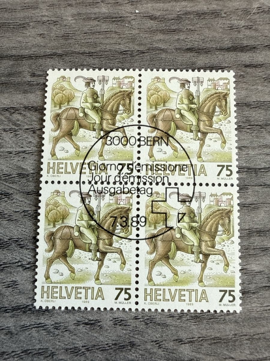 Tutti i francobolli: Originale Briefmarke Helvetia 75, 1989, – Nuovo (secondo la descrizione) da Tafers venduto da nicole.ts