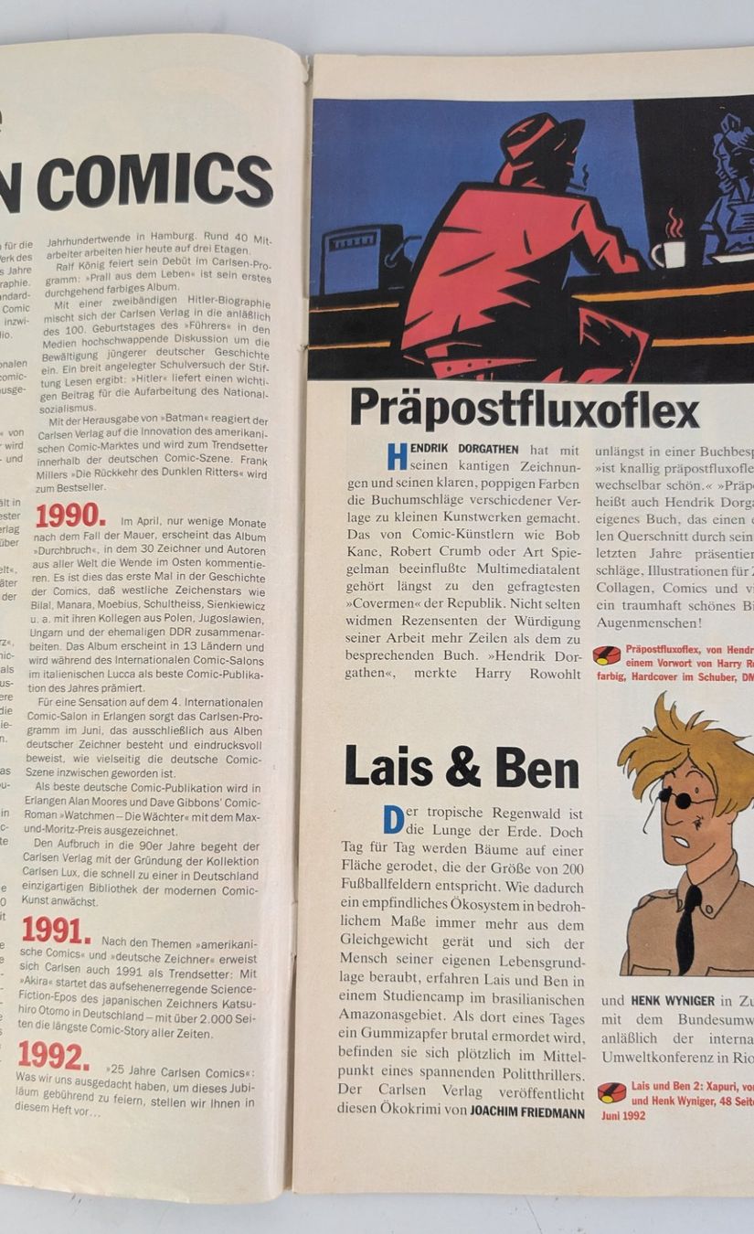 Fumetti: Carlsen Comics Nr. 17, April-September 1992 – Usato da Zürich venduto da 1.Simon 3