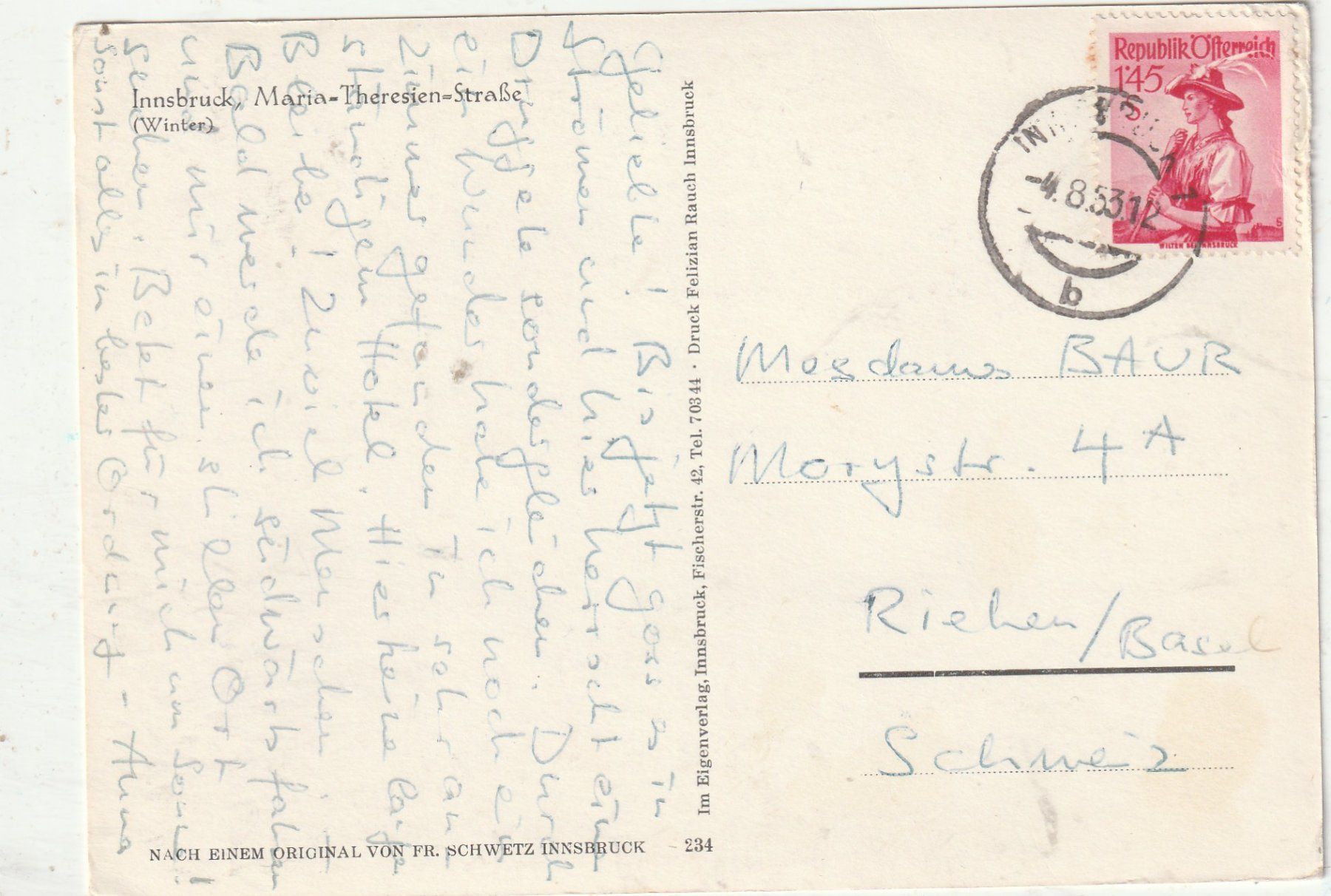 Cartes postales: Insbruck – D'occasion à Lumbrein par made02 1