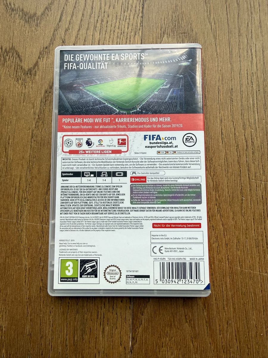 Nintendo Jeux: FIFA 20 / Fussball / Nintendo Switch – D'occasion à Läufelfingen par Seraphim13 1
