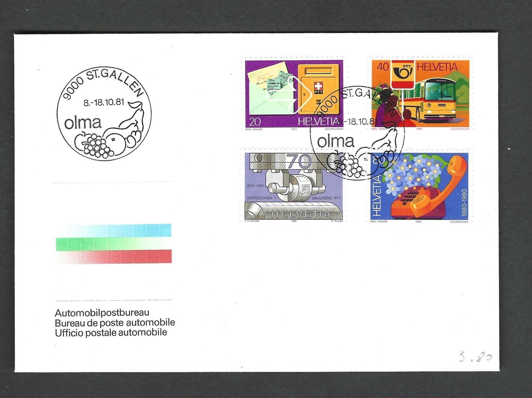Tutti i francobolli: CH FDC Satz 1981 – Usato da Koblenz venduto da Markenhimmel