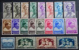 Belgien ex. Kat. 296-441 **/* 1930/36