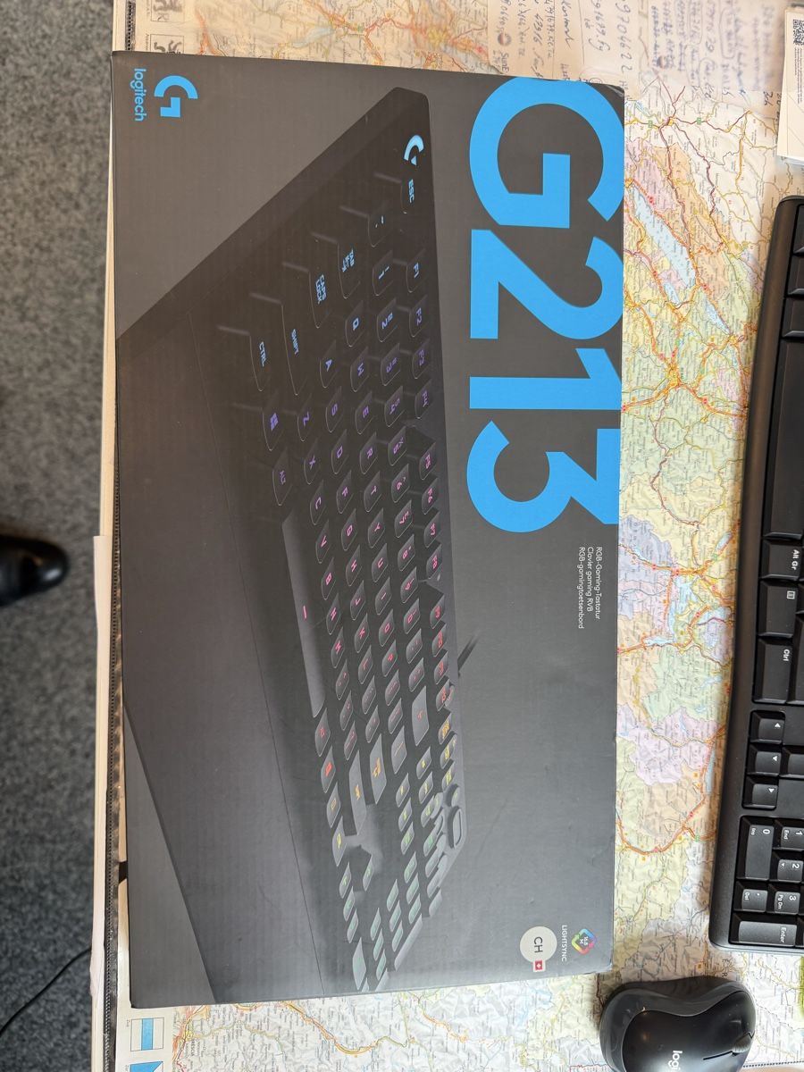 Logitech Tastiere: Logitech G213 keyboard, unused – Nuovo (secondo la descrizione) da Zürich venduto da jbq_rhv2