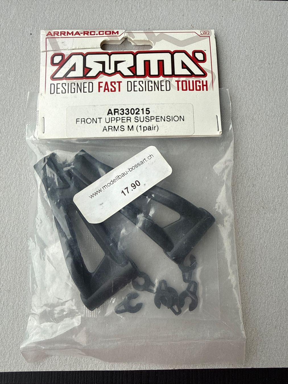 Arrma Modellismo RC: AR330215 Front Upper Suspension Arms M, 1 Paar, – Nuovo e nell'imballaggio originale da Rüti ZH venduto da amei1966