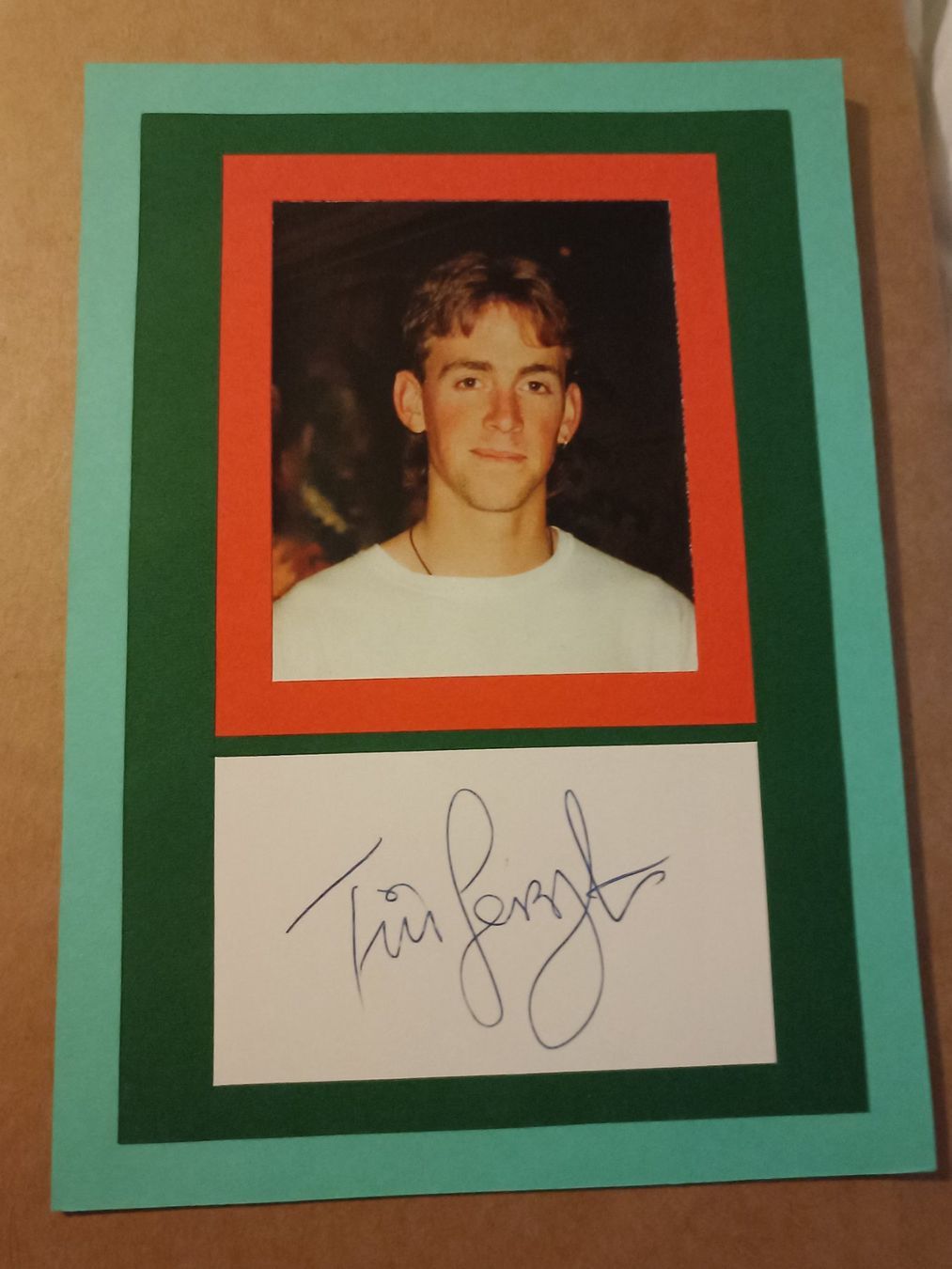 Autografi: Tim Forsyth -12x17cm- Olympia Bronze 92 – Usato da Menziken venduto da Artographs