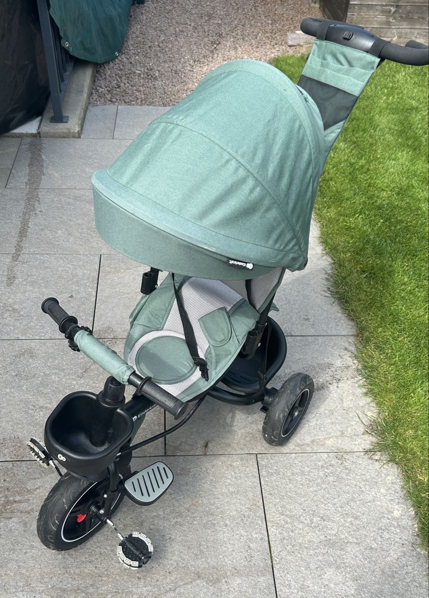 Kinderkraft Veicoli per bambini: Kinderkraft 3-Rad mit Verdeck und Stosstange – Usato da Brislach venduto da gre_t5pb