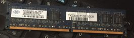 NANYA NT1GT64U8HB0BY-25D PC2-6400U 800 Mhz 1GB DIMM RAM
