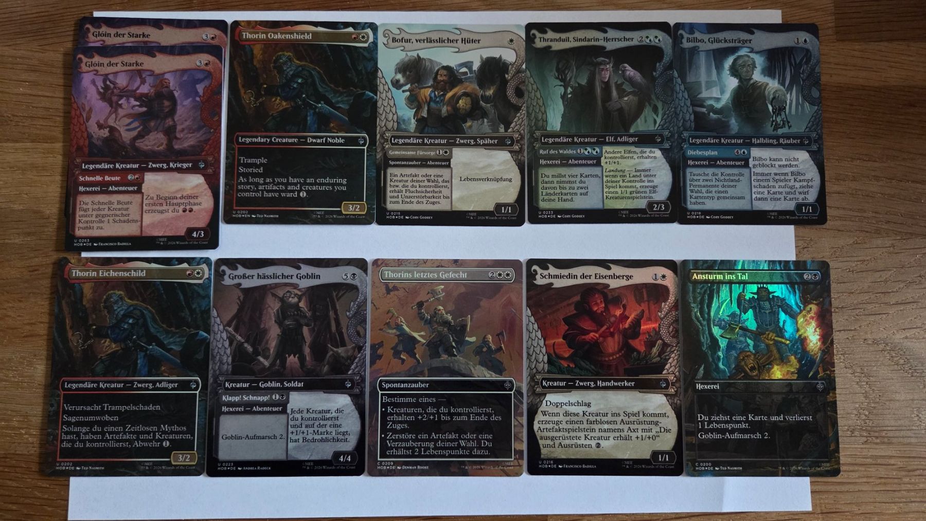 Magic The Gathering Carte collezionabili: Mtg Hobbit Foil special cards – Nuovo (secondo la descrizione) da Buchs SG venduto da Cheguevara33