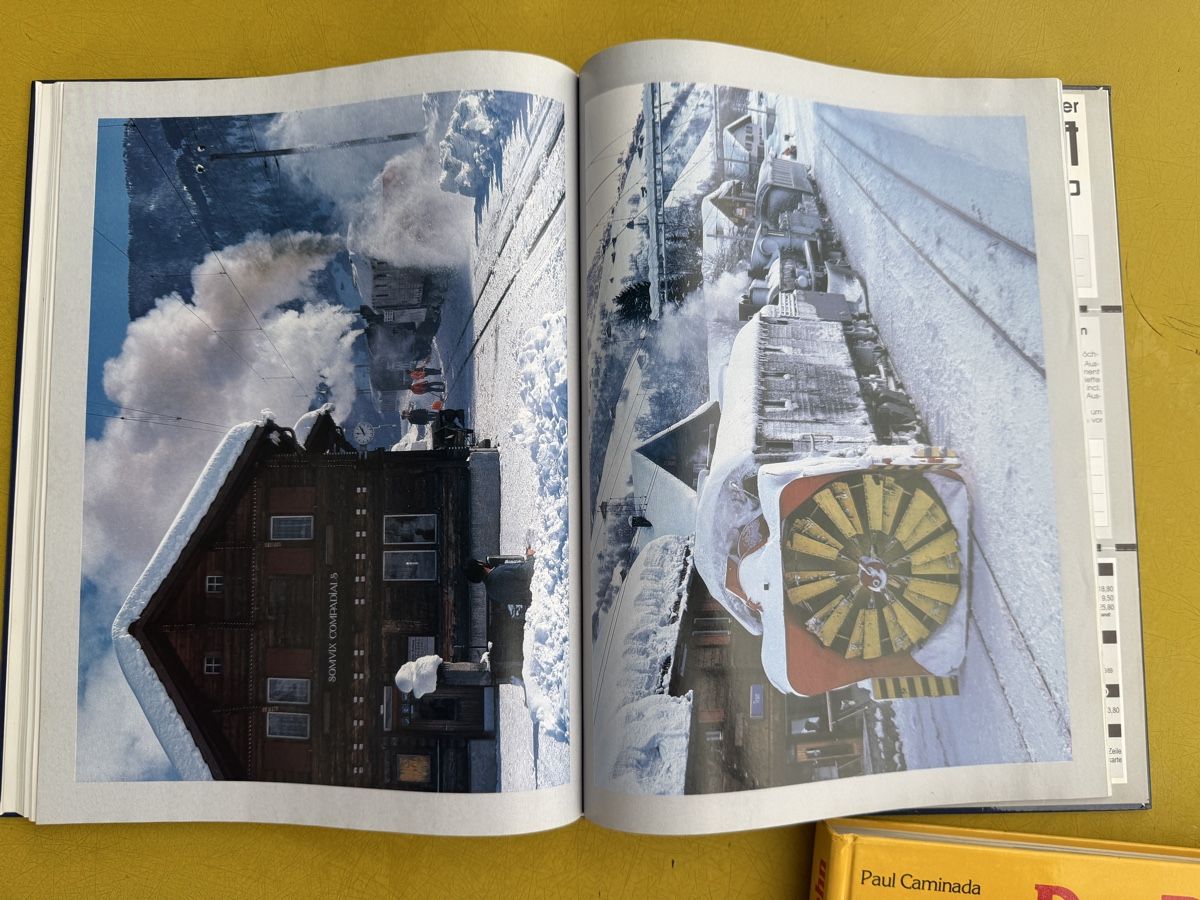 Libri: 2 Bücher Rhätische Bahn Eisenbahn Schweiz  – Usato da Ennetbaden venduto da mapa05 6
