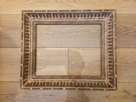 cadre vintage bois patiné dimensions 38.5x30.5 cm