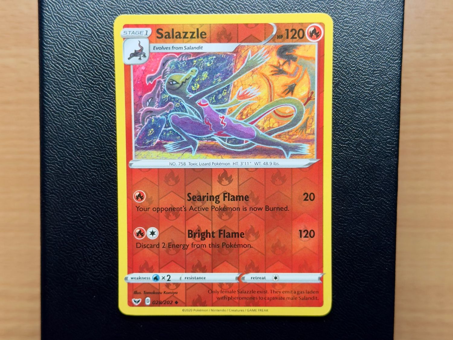 Pokémon Carte collezionabili: Salazzle Reverse (028/202)- Sword and Shield - SSH EN SwSh – Usato da Chézard-St-Martin venduto da Kro_Cards