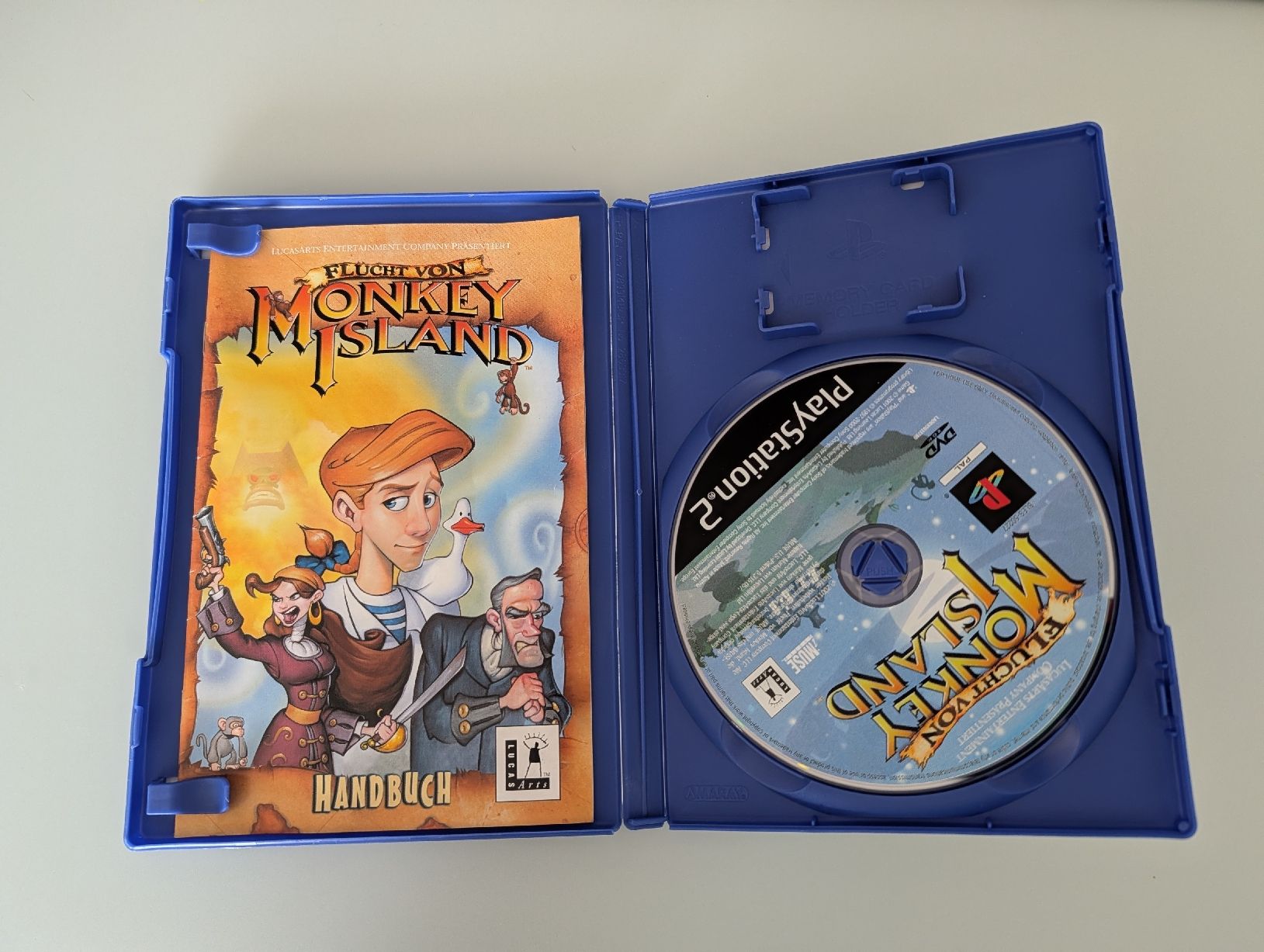 Sony Giochi: Flucht von Monkey Island (PS2) – Usato da Winterthur venduto da sax8400
