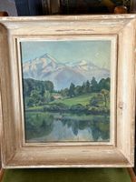(50) MATTHEY Berglandschaft mit See, signiert