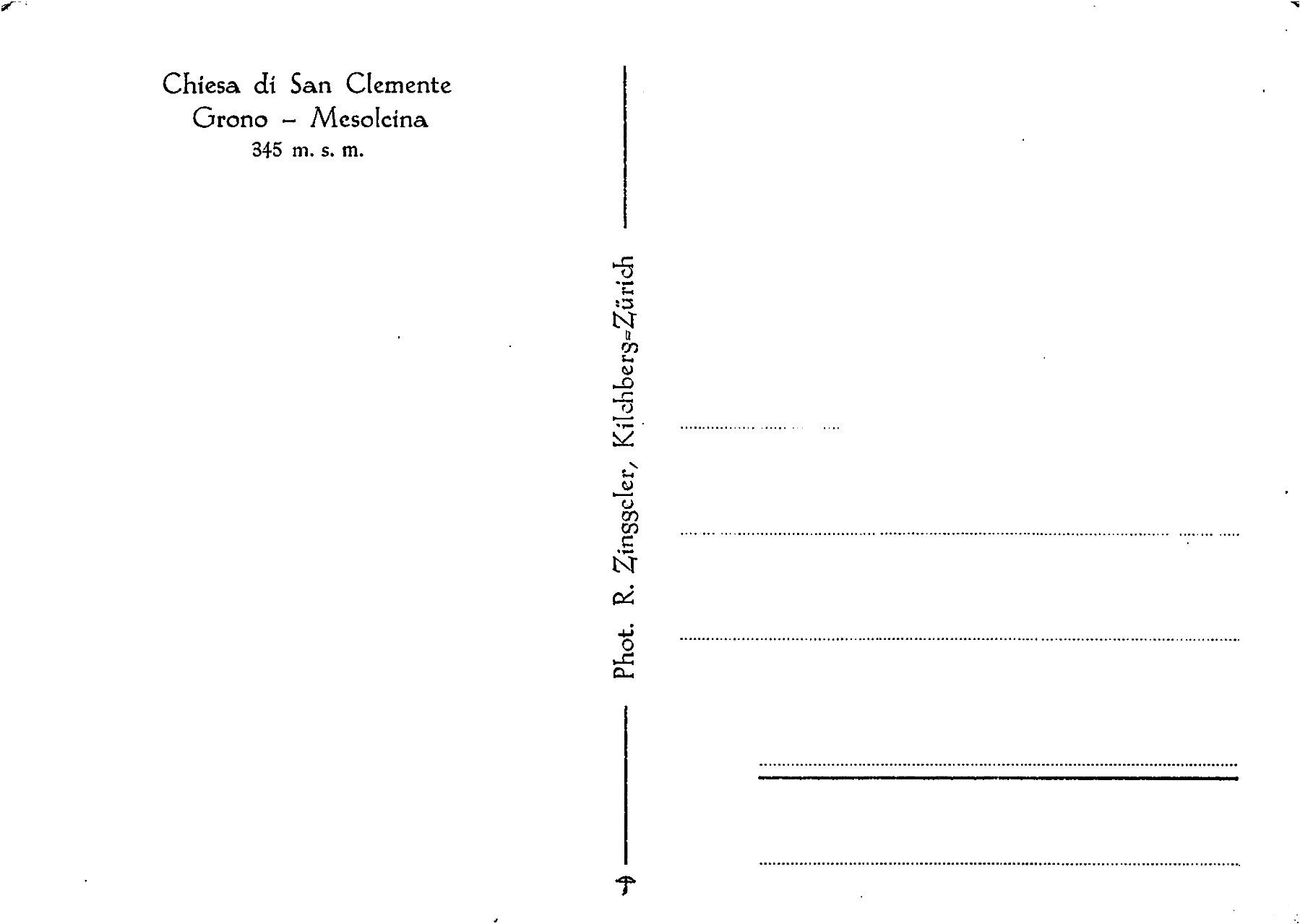 Cartes postales: Grono Mesolcina – D'occasion à Ottikon b.Kemptth. par Neptun1974 1