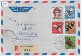 FDC PJ 1955 J158-J162 Mi. 618-622