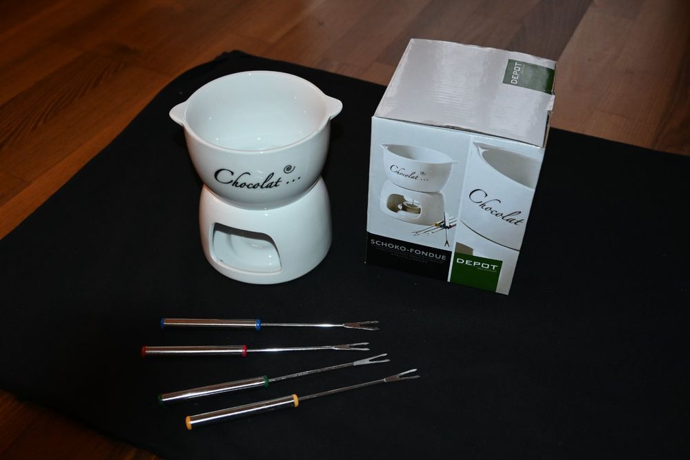 Mini Schokoladen Fondue Geschirrset | Kaufen auf Ricardo