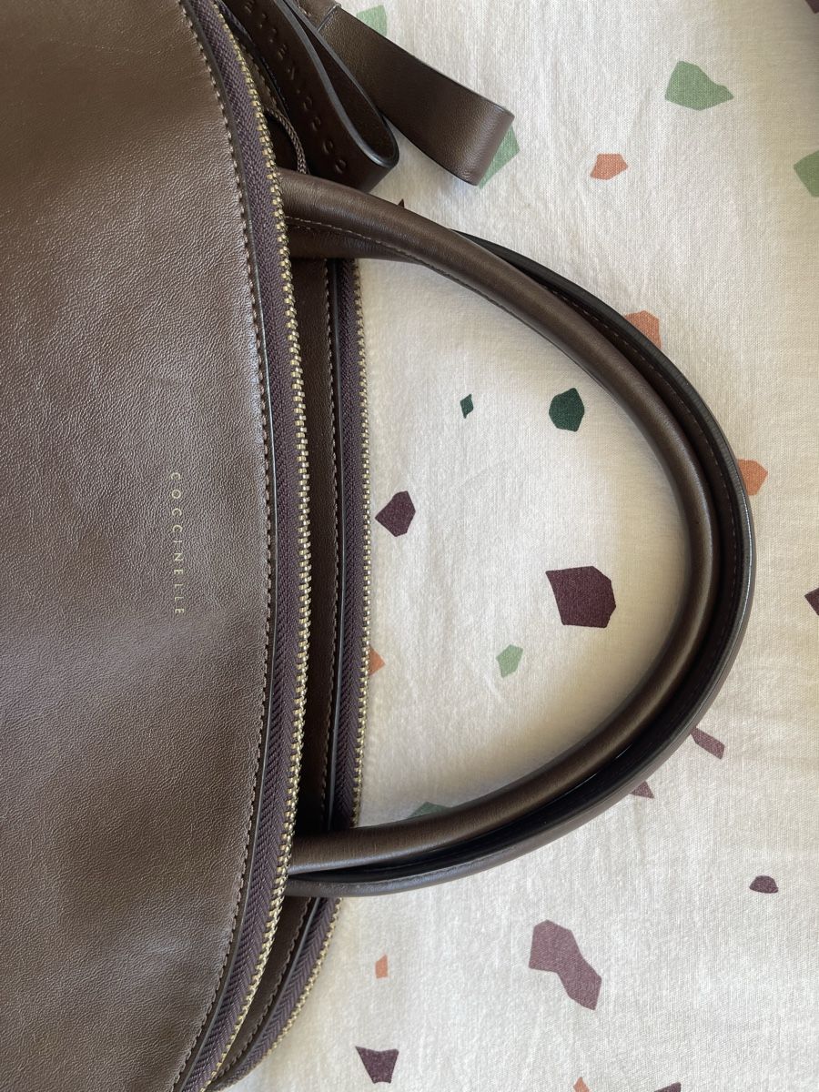 Coccinelle Borse da donna: Coccinelle Ledertasche Braun – Usato da Hirzel venduto da carta9 1