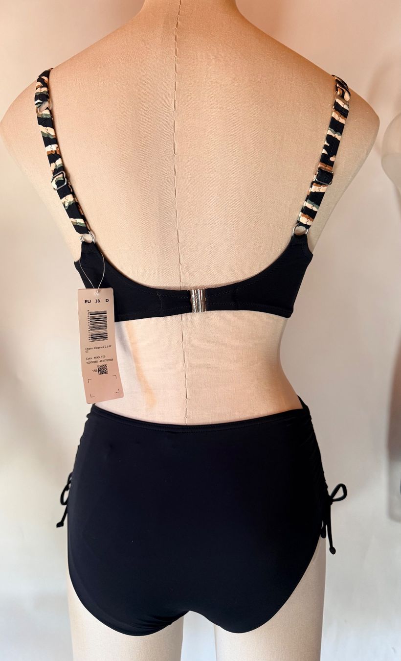 Triumph Maillots de bain & Bikinis: TRIUMPH, Bikini CHARM ELEGANCE, Grösse 38D/38, Farbe Schwarz – Neuf avec emballage d'origine à Rudolfstetten par gst_g7xl 3