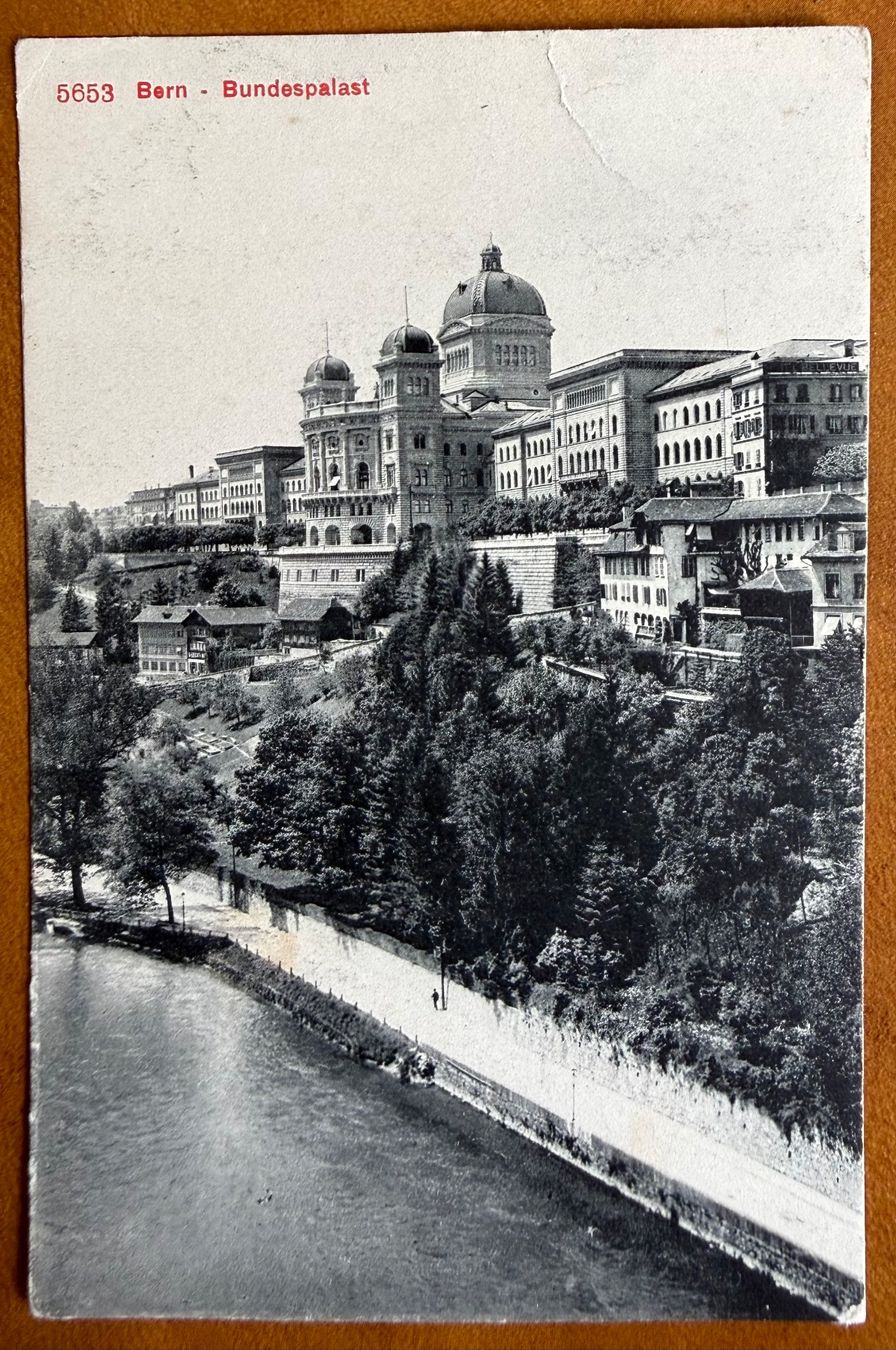 Cartes postales: Bern - Bundespalast - Aar 1908 – D'occasion à Lutry par Ediego