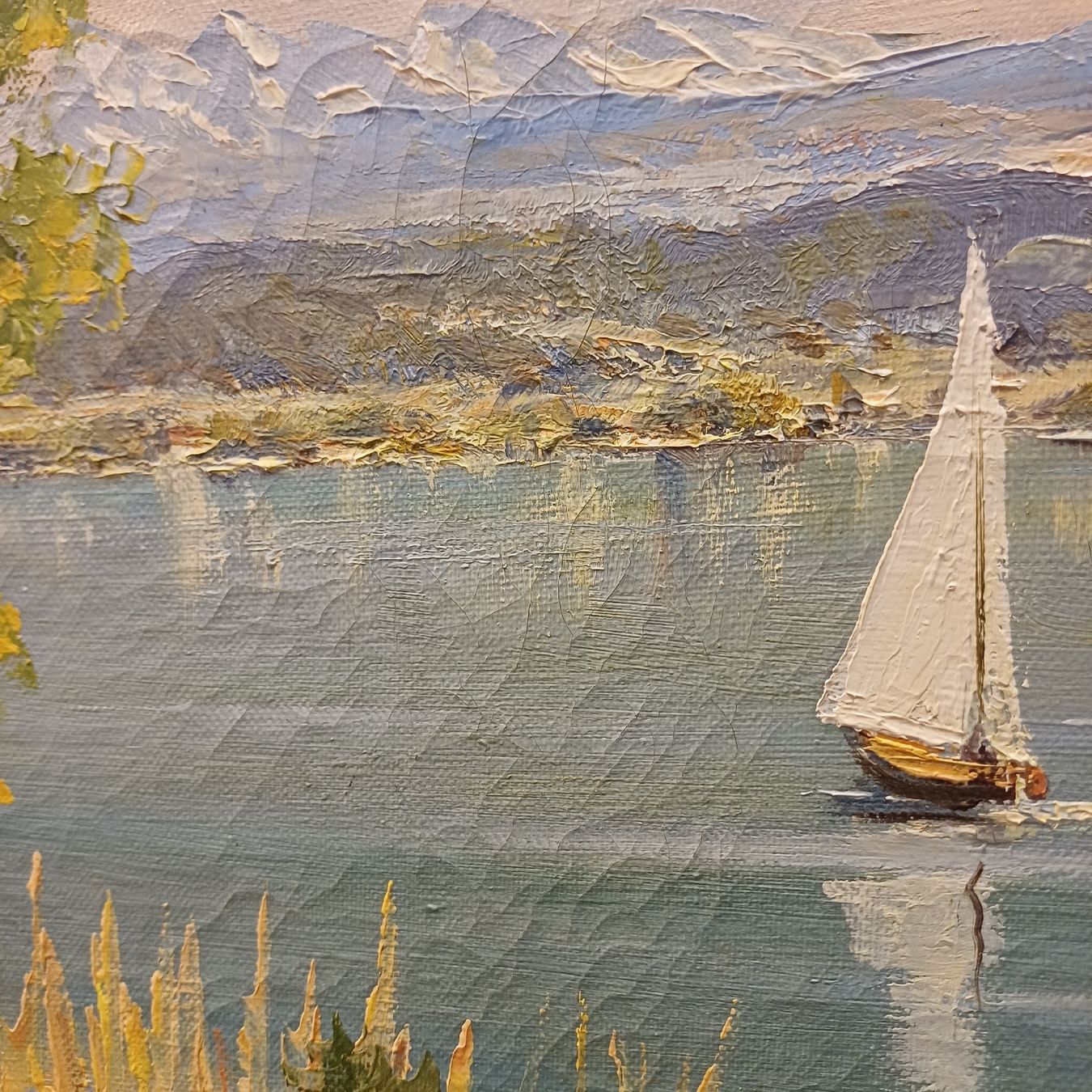 Gemälde: Gemälde Willy Baumgartner Zürichsee – Gebraucht aus Merenschwand von Brockinell 9