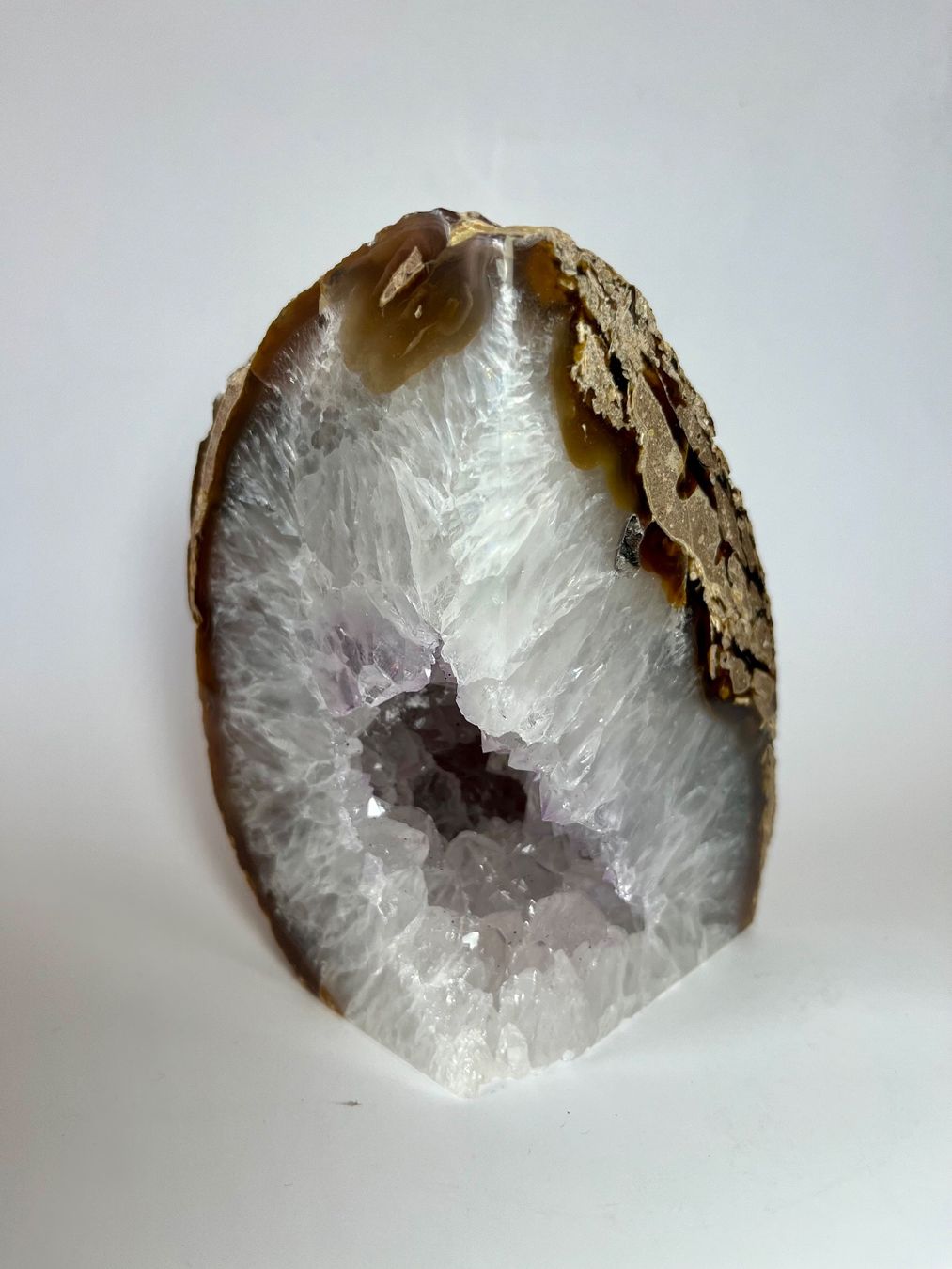Sculture & Statue: Amethyst Geode  - 1.7kg, 14.5cm – Nuovo e nell'imballaggio originale da Zürich venduto da unique2010 2