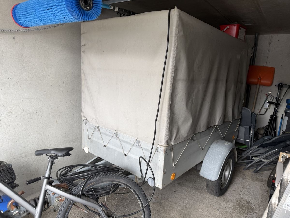 Tpv Rimorchi: Autoanhänger mit Blache gebraucht  – Difettoso da Studen BE venduto da mattu90