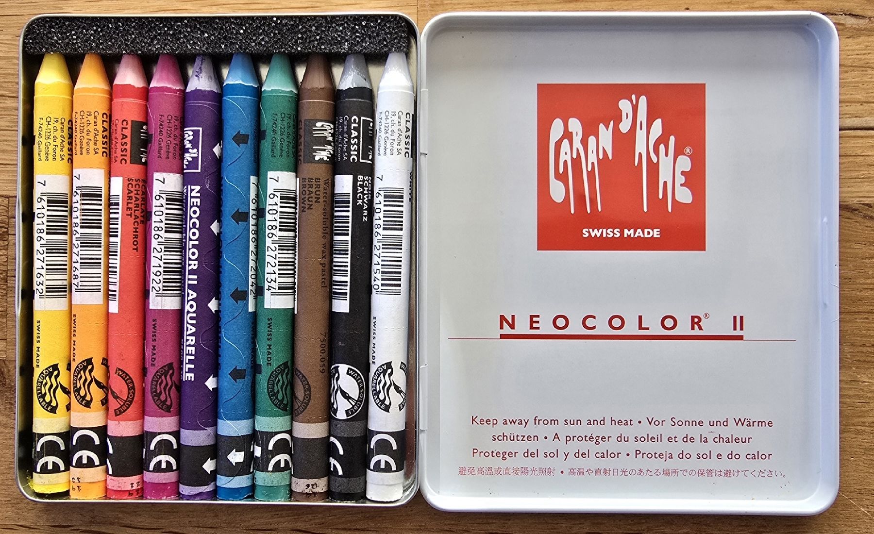 Neocolor 2 von Caran d'Ache - wasserlöslich (Neu (gemäss Beschreibung ...