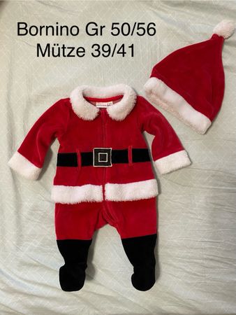 Weihnachtsanzug Baby Gr. 50/56