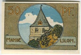 Notgeld "50 Pfennig. Neustadt am Rübenberge 1921"