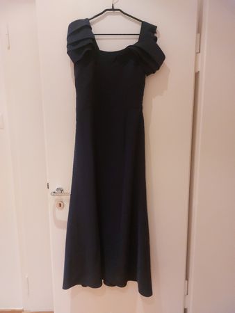 Armani Collezione navy blue gown