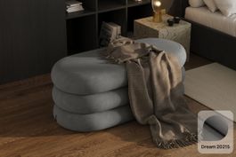 Sitzhocker Dream grau 116 cm mit Stauraum neuwertig