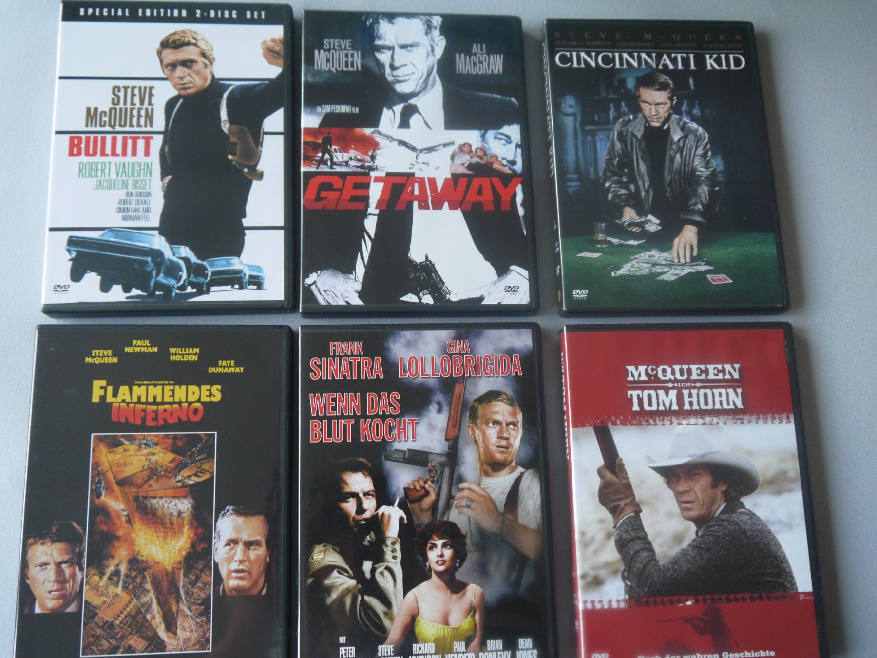 Tutti i DVDs: STEVE McQUEEN COLLECTION - 6 Filme – Usato da Hagendorn venduto da Blaf 2