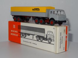 Wiking 515, Mercedes 2632, Sattelschlepper, Rentco, neu