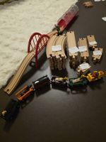 Brio Holzeisenbahn Set mit Zubehör gebraucht