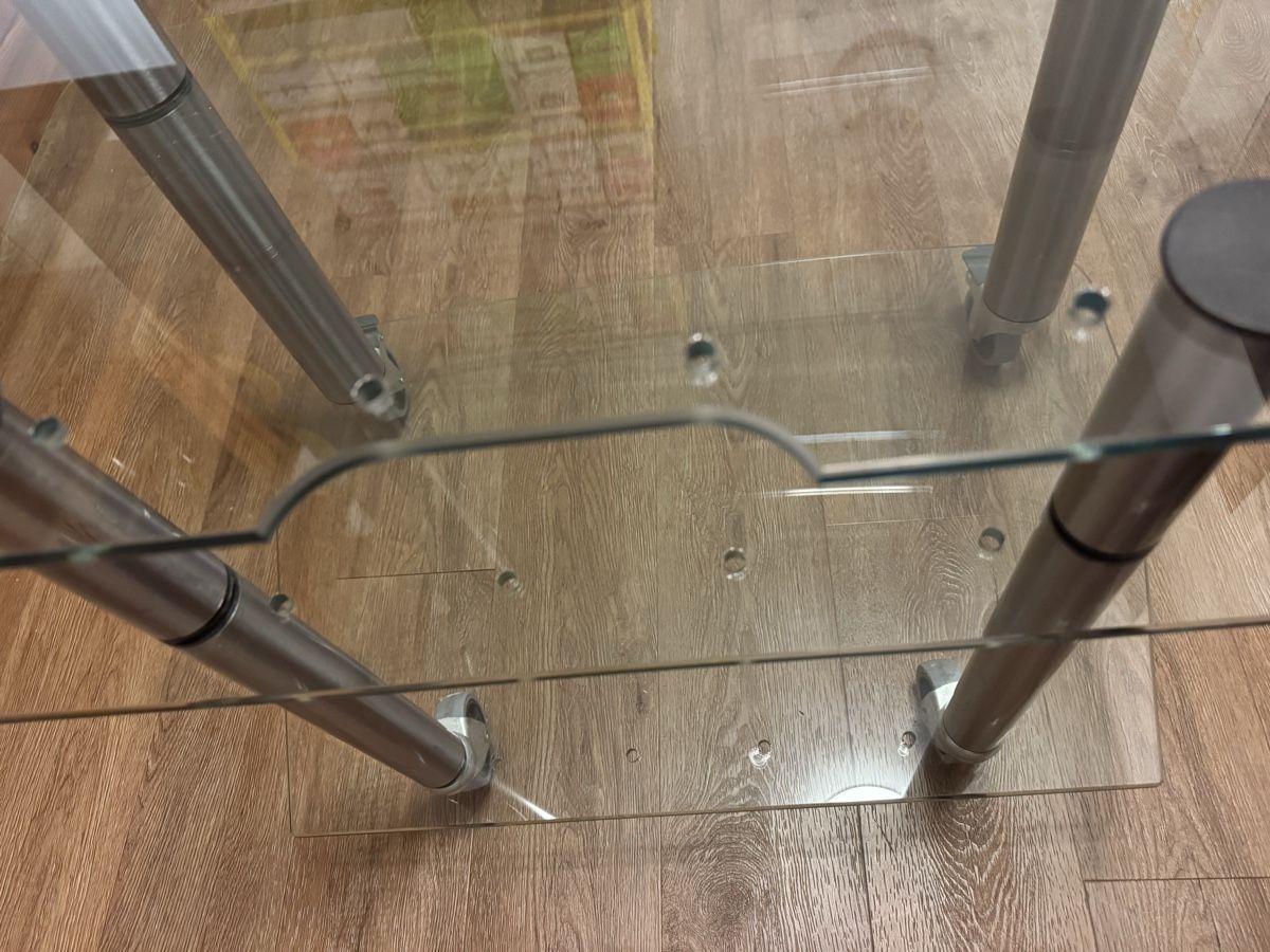 Wandhalterungen: HiFi/TV Glastisch Panzerglas! – Gebraucht aus Winterthur von Metallmann 7