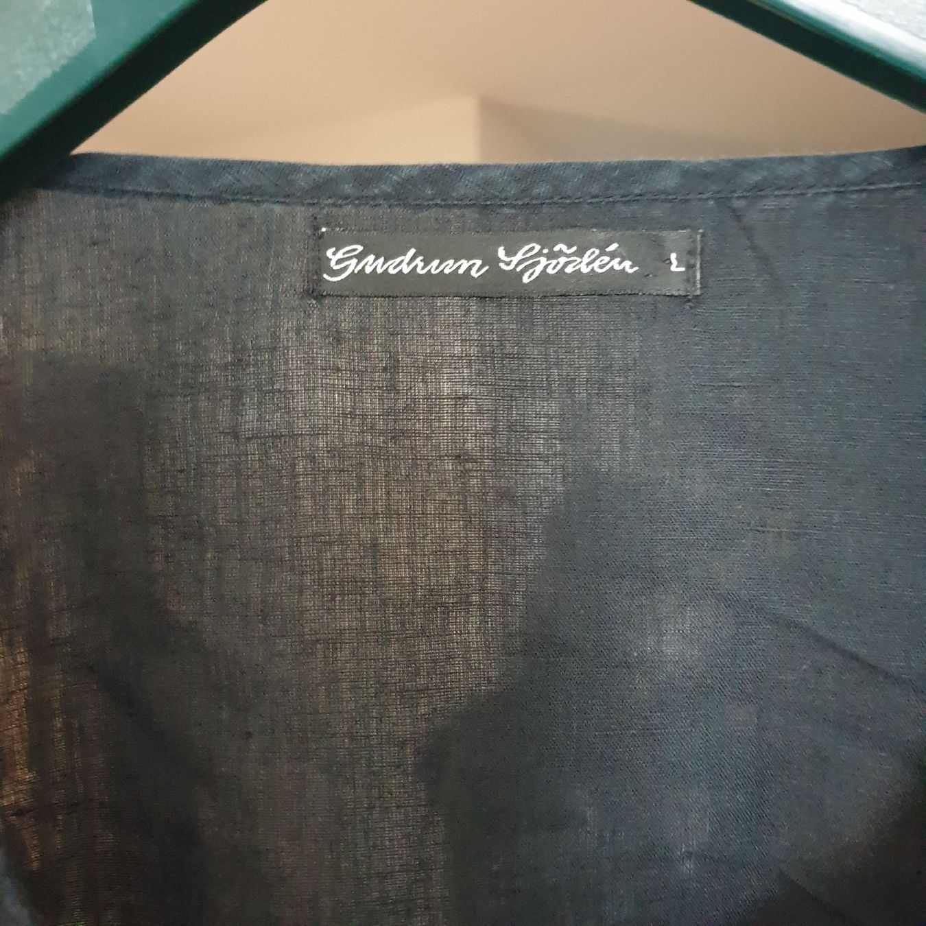 Gudrun Sjöden Camicette: Gudrun Sjöden Leinen-Longbluse Gr. L – Usato da Frenkendorf venduto da Moon111 2