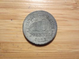 Antike Münze Deusches Reich 1921