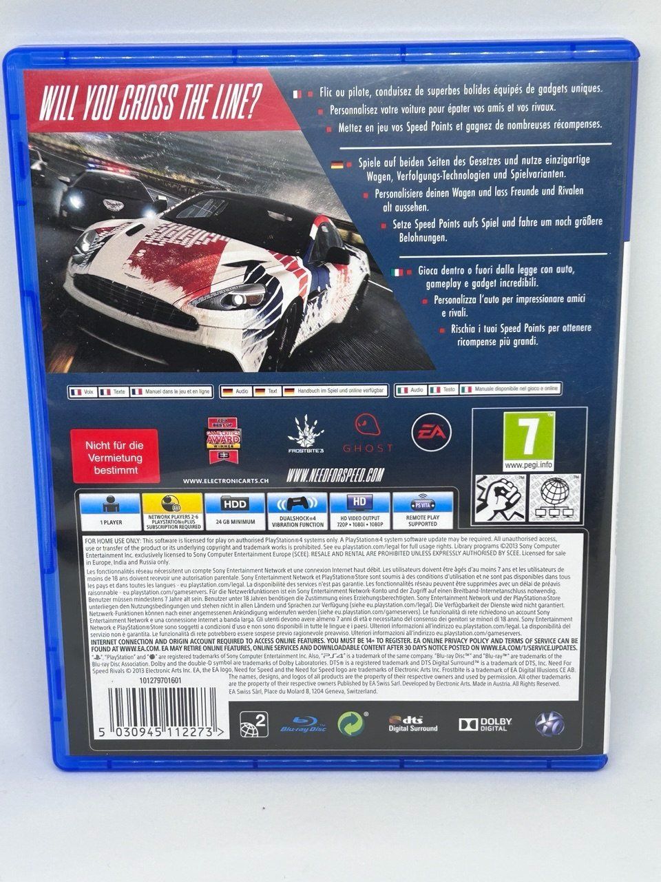 Sony Giochi: Need for Speed Rivals per PlayStation 4 – Usato da Giubiasco venduto da LorisVale 1
