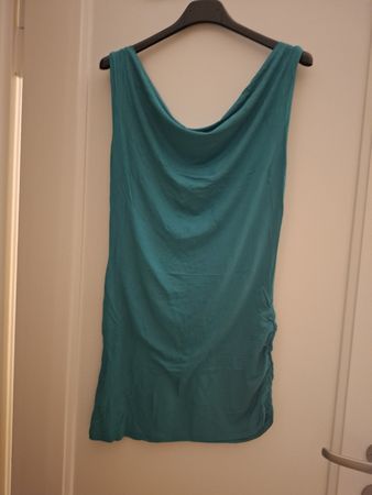 Top verde donna in tessuto leggero, intimissimi Tg M
