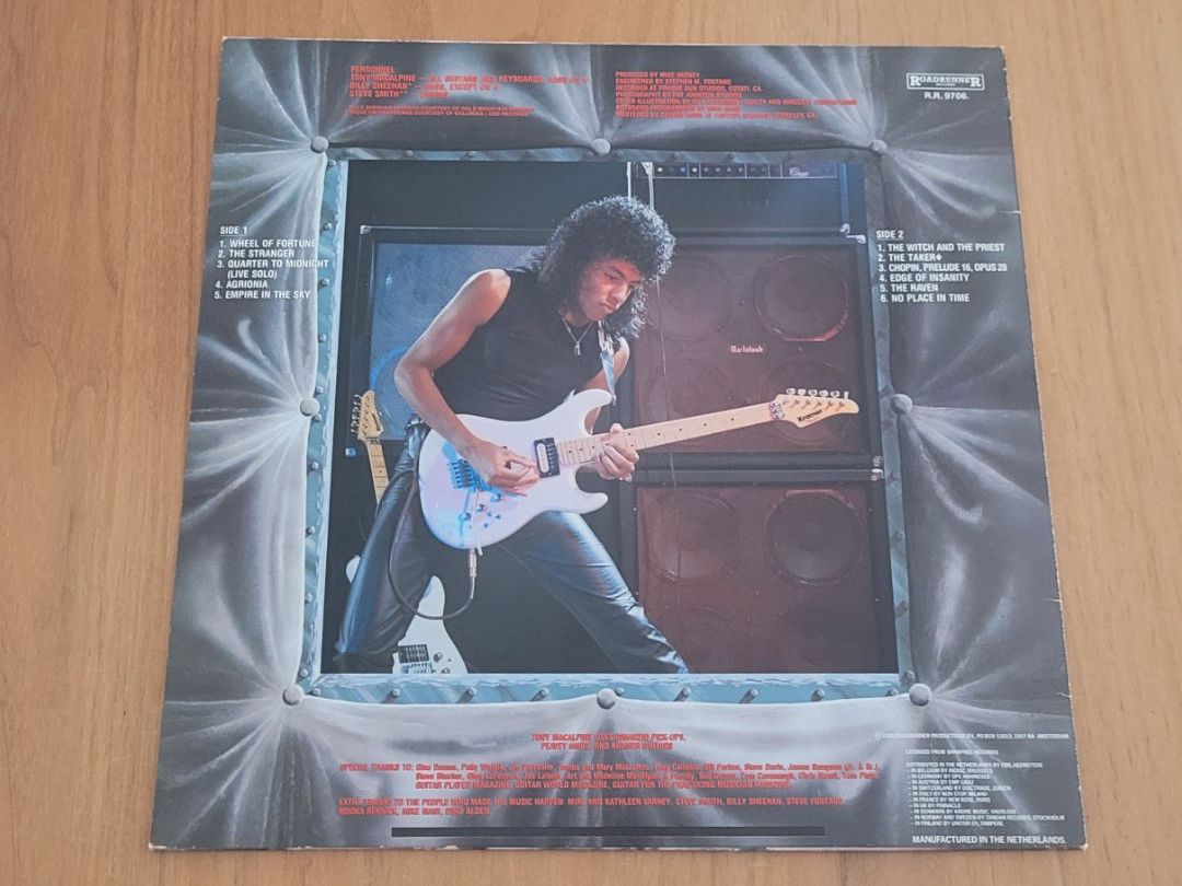 Schallplatten: LP  Tony MacAlpine – Gebraucht aus Martigny von MZ-67 1
