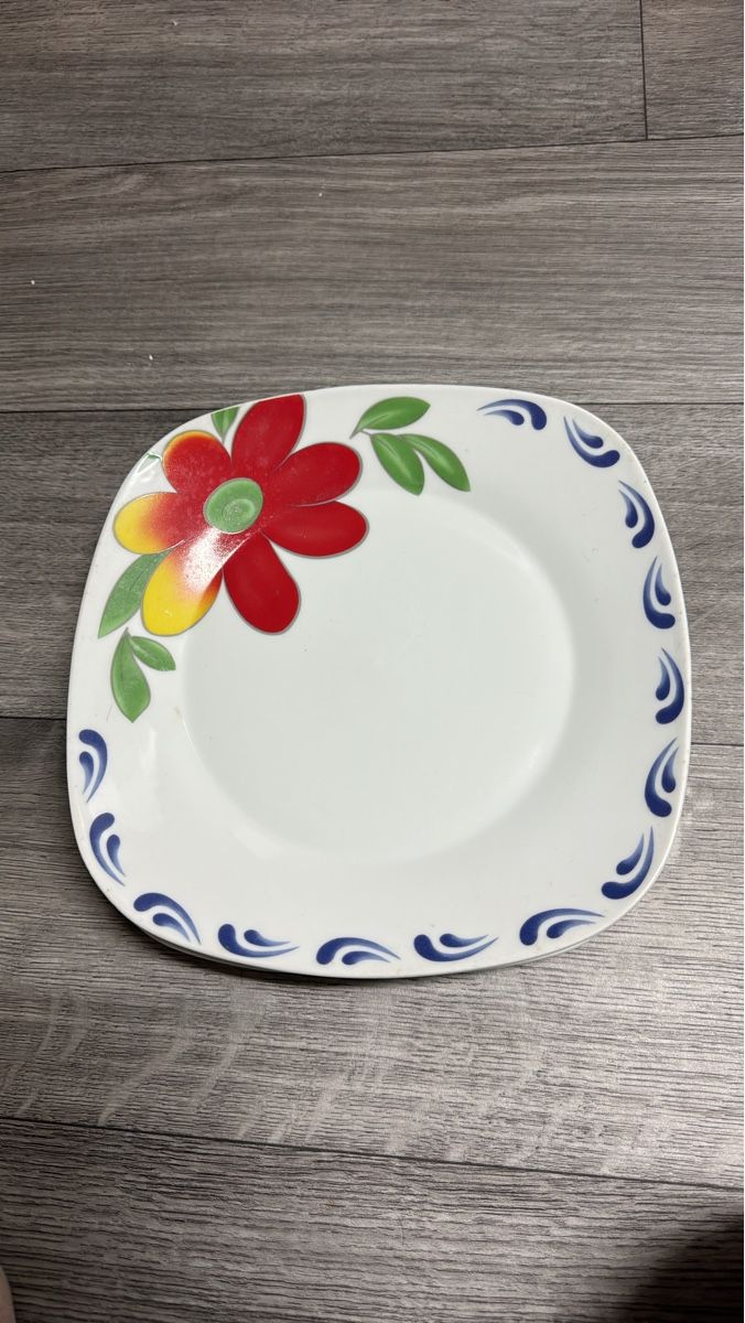 Piatti: 3 schöne Teller mit Blumenmuster – Usato da Elsau venduto da shoppa2