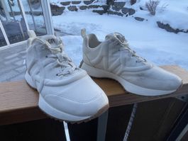 Damen DKNY Ledersneakers, weiss, Grösse 37.5