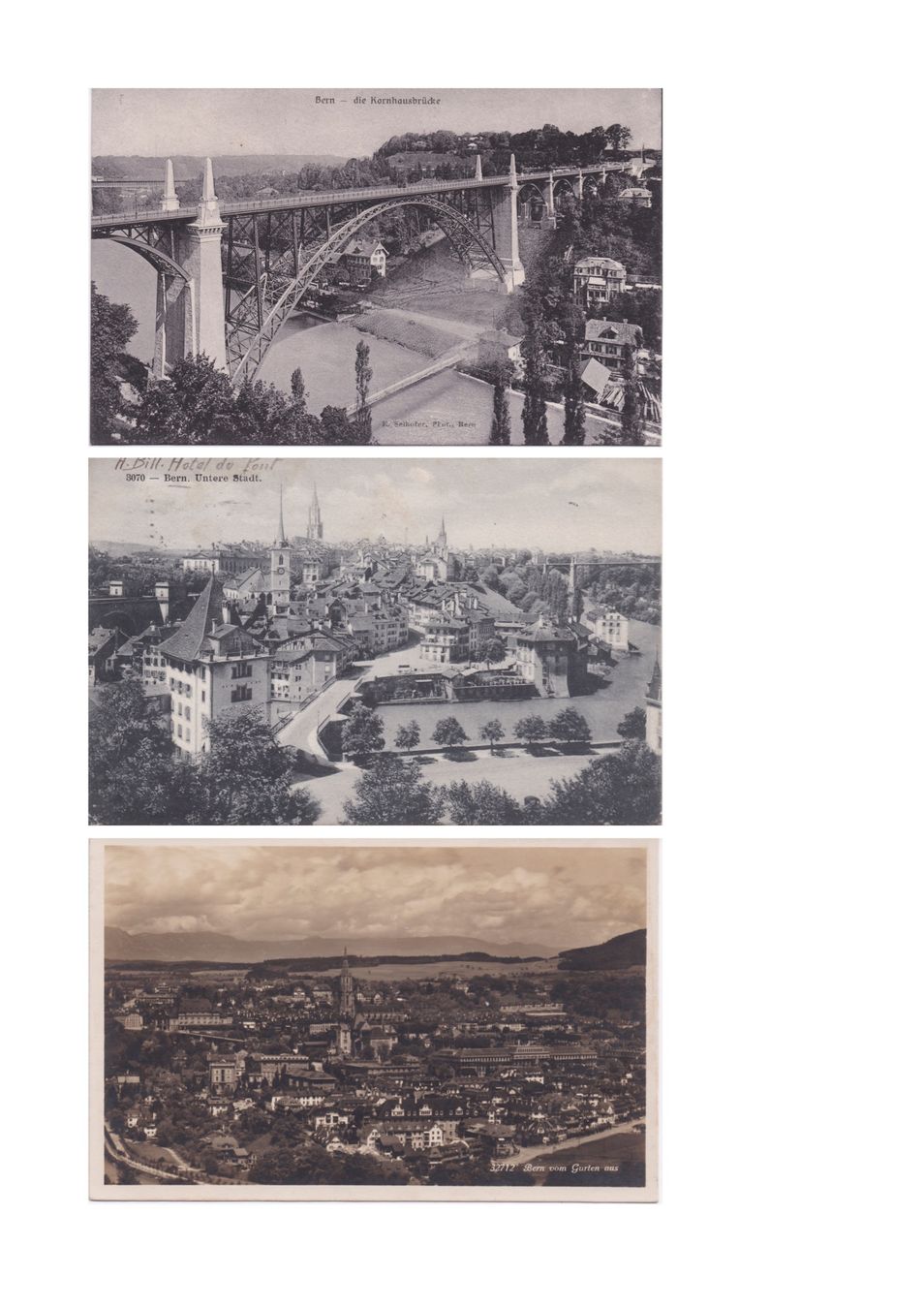 Cartoline postali: Konvolut Bern – Usato da Baar venduto da dokuba 9