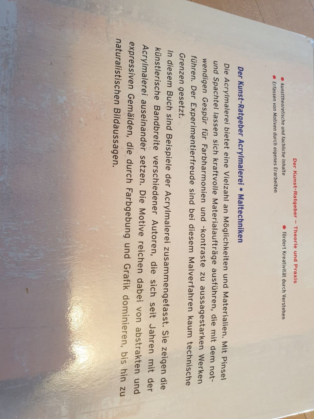Libri: sachbuch acrylmalerei – Nuovo (secondo la descrizione) da Rebstein venduto da AntikesundKrempel 4