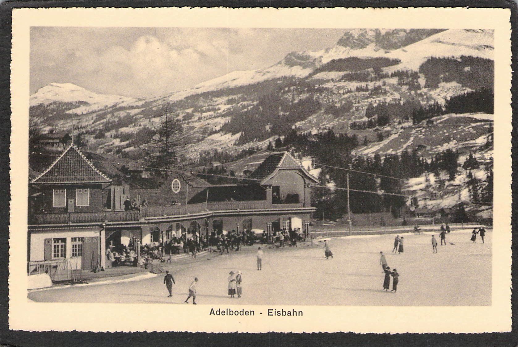 Cartoline postali: ^Adelboden Eisbahn – Usato da Reichenburg venduto da Pipo-67