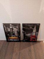 2er Set Wandbilder New York & London,Top Zustand! 3D Effekt