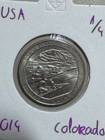 USA - 25 cents - 2014 Colorado 