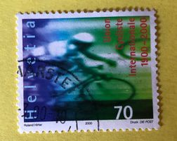 Nr.989 GESTEMPELT Radfahrer 2000   Siehe Original Fotos.  ﻿